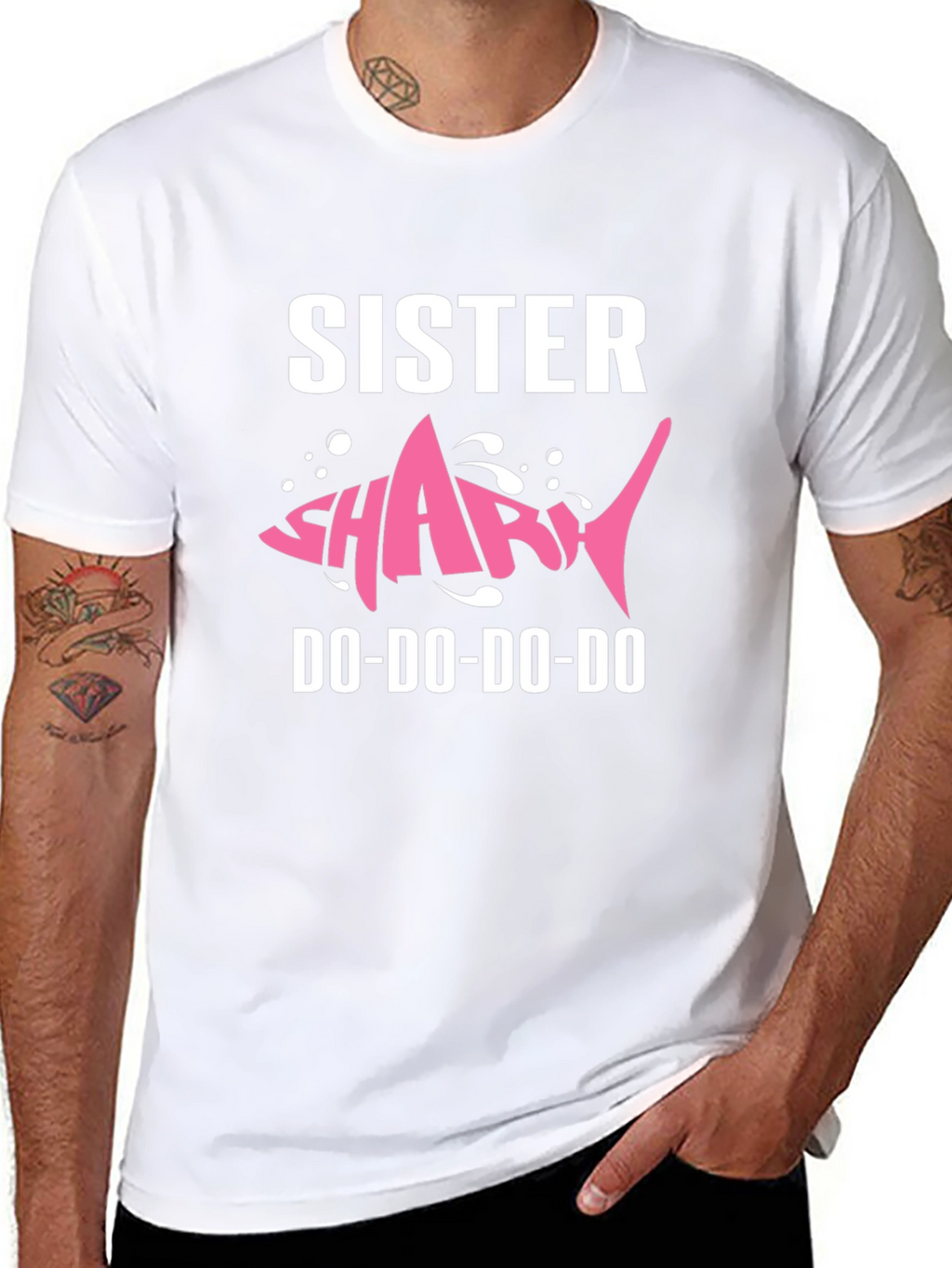 Sister Shark Black T-Shirt