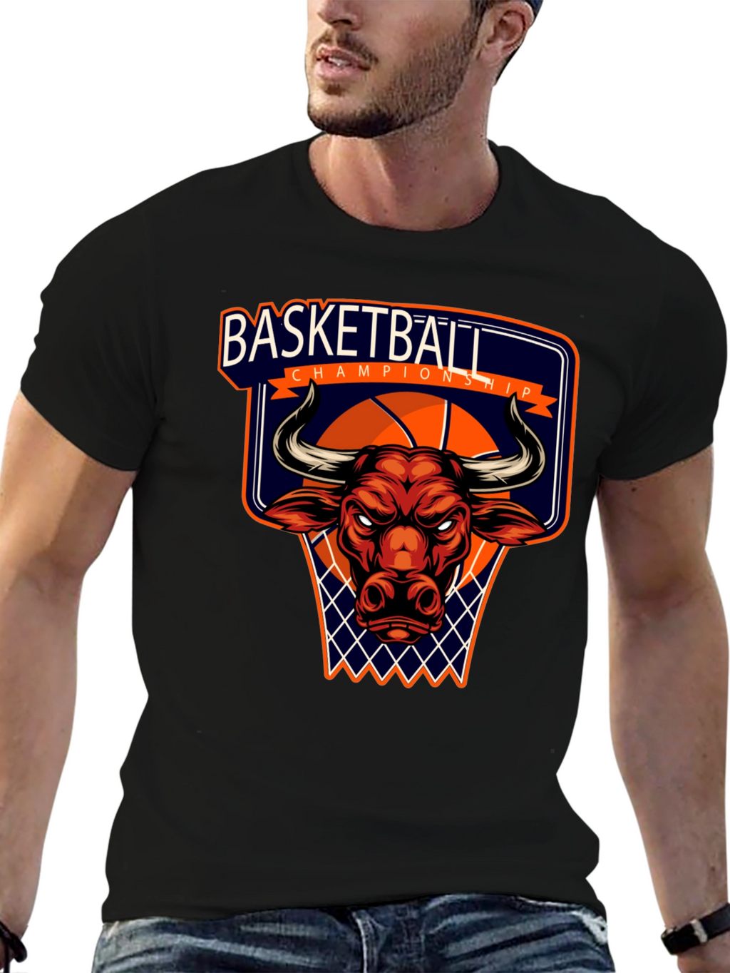 Basketball Bull T-Shirt