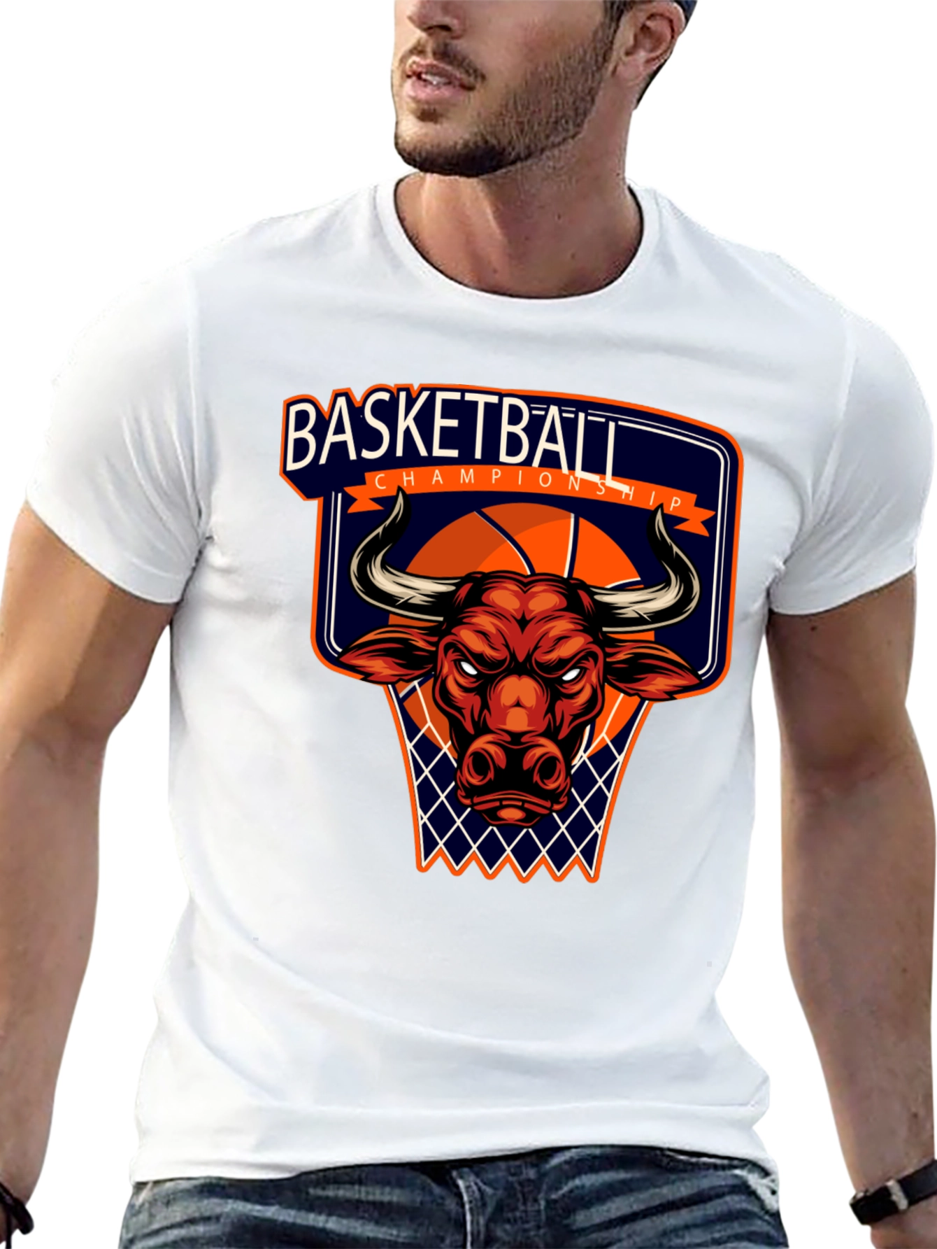 Basketball Bull T-Shirt