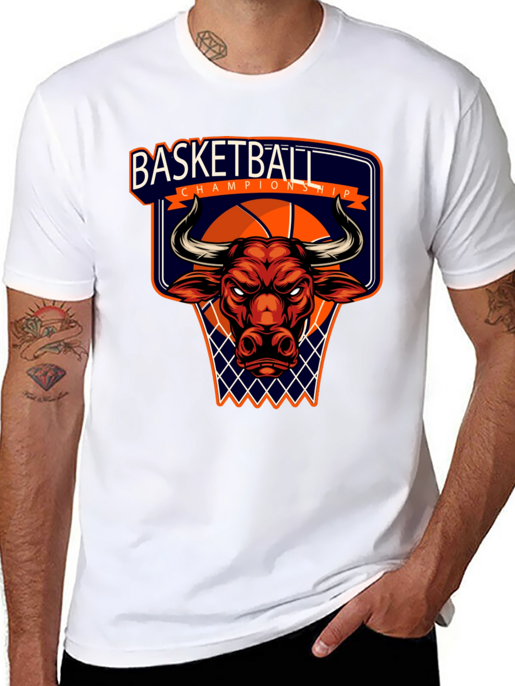 Basketball Bull T-Shirt
