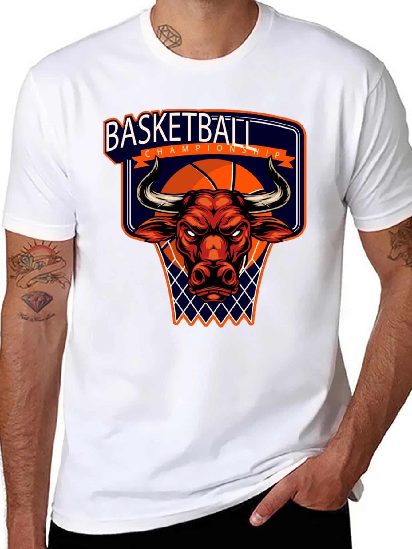 Basketball Bull T-Shirt