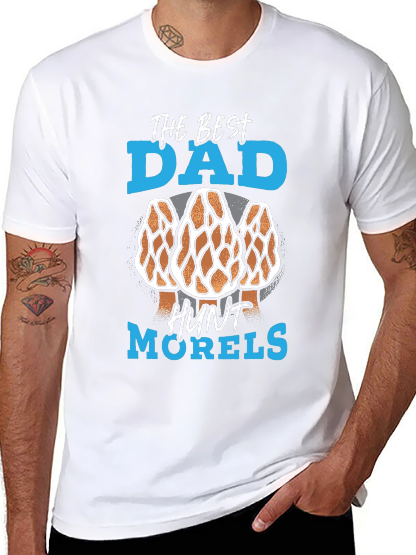 Best Dad Morel Mushroom Hunting T-Shirt