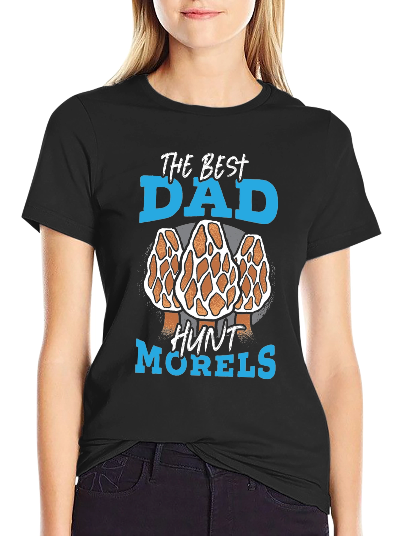 Best Dad Morel Mushroom Hunting T-Shirt