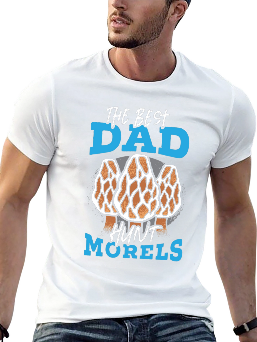 Best Dad Morel Mushroom Hunting T-Shirt