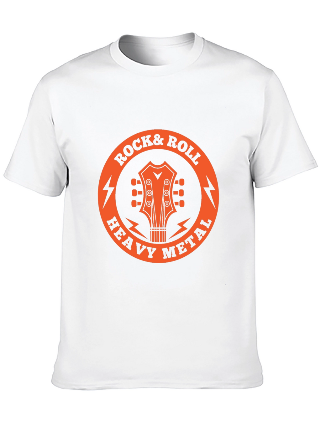 Rock & Roll Heavy Metal Guitar T-Shirt