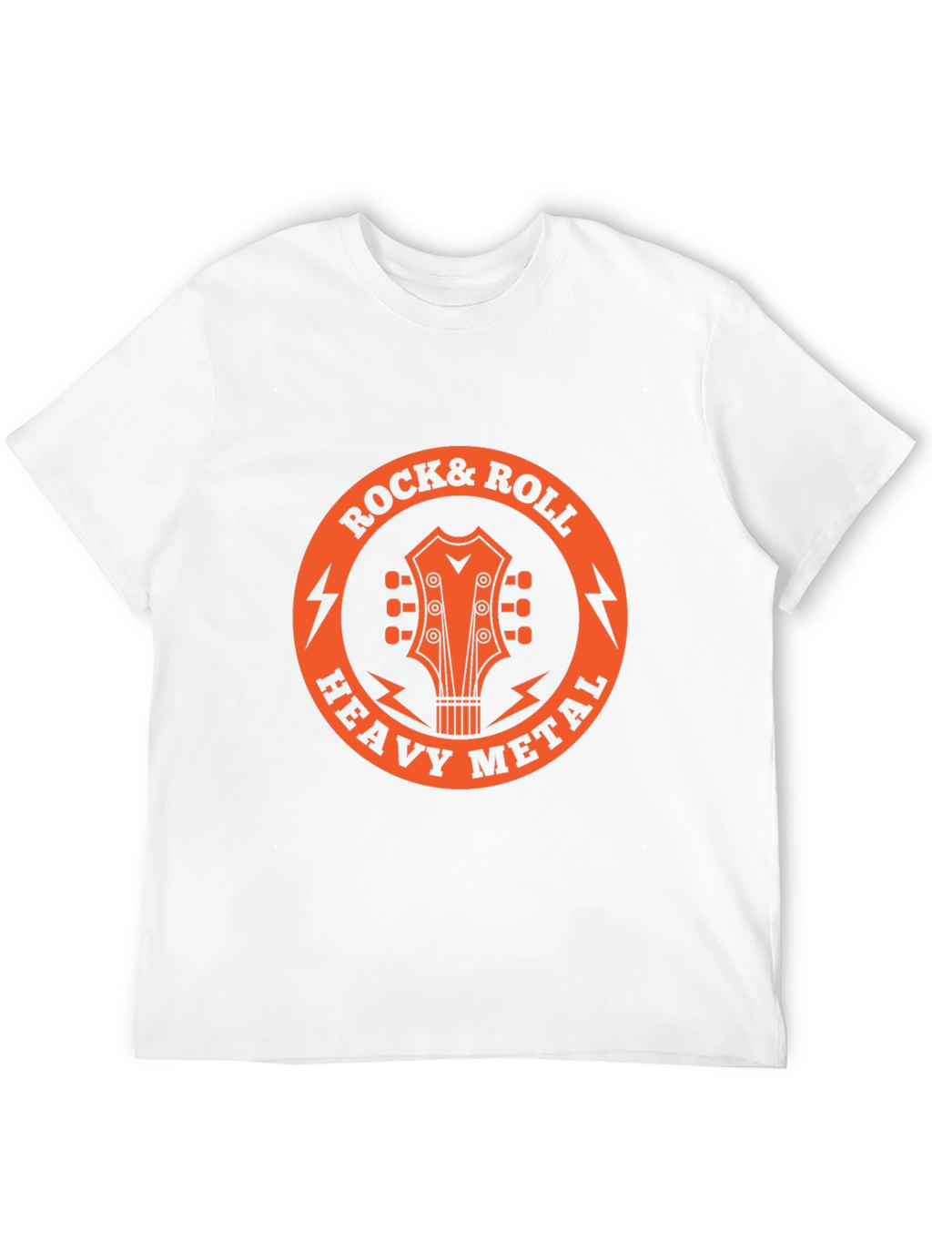 Rock & Roll Heavy Metal Guitar T-Shirt