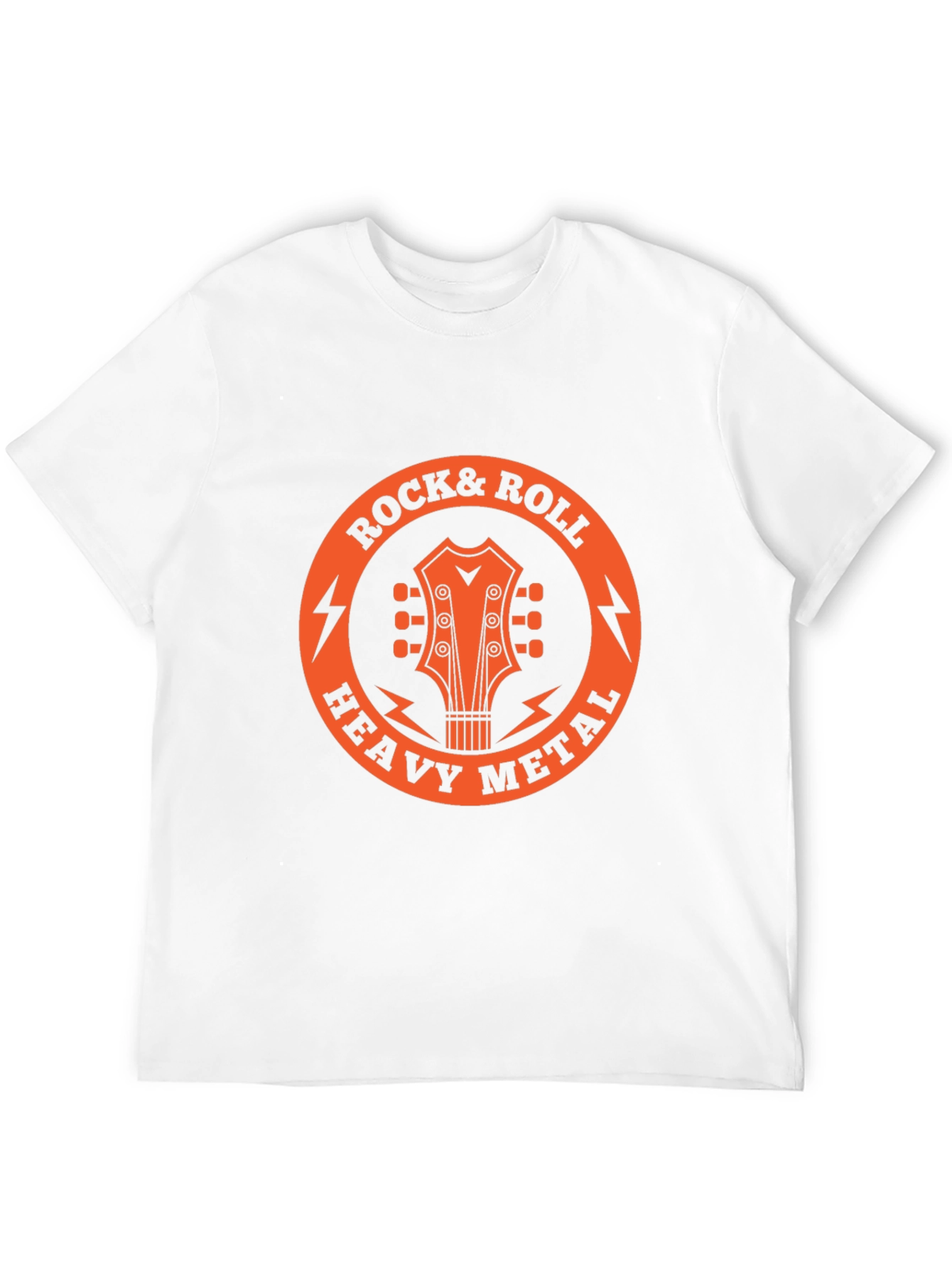 Rock & Roll Heavy Metal Guitar T-Shirt