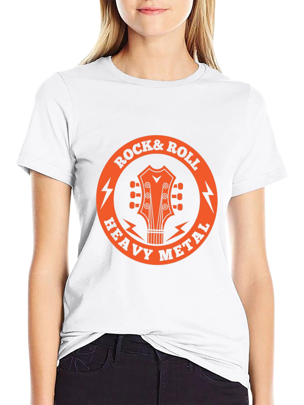 Rock & Roll Heavy Metal Guitar T-Shirt