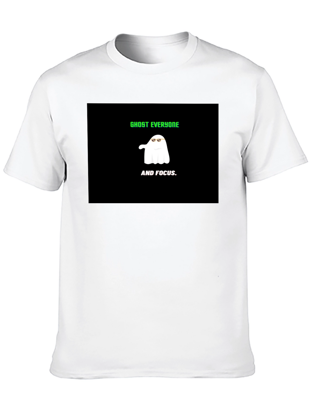 Ghost Everyone and Focus Graphic Tee