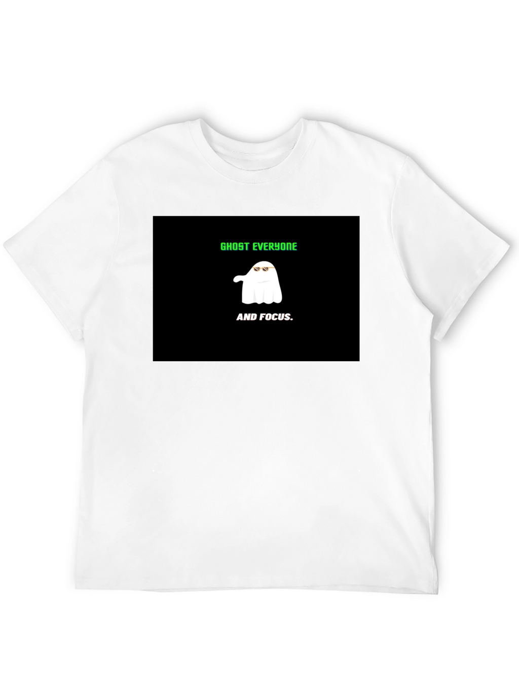 Ghost Everyone and Focus Graphic Tee