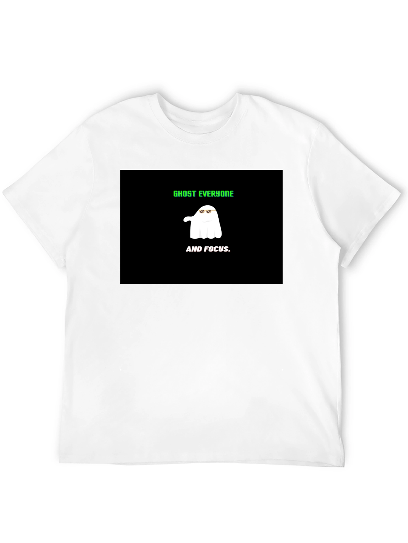 Ghost Everyone and Focus Graphic Tee