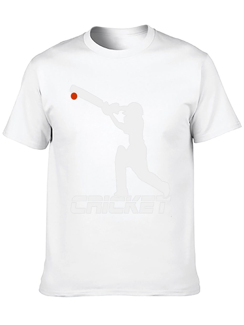 Cricket Player Graphic Tee - Black Cotton T-Shirt