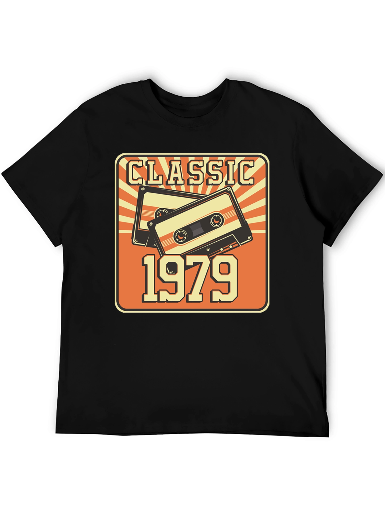 Classic 1979 Cassette Tape Graphic T-Shirt