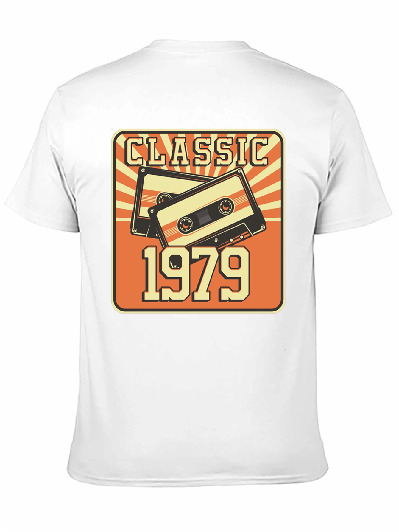Classic 1979 Cassette Tape Graphic T-Shirt