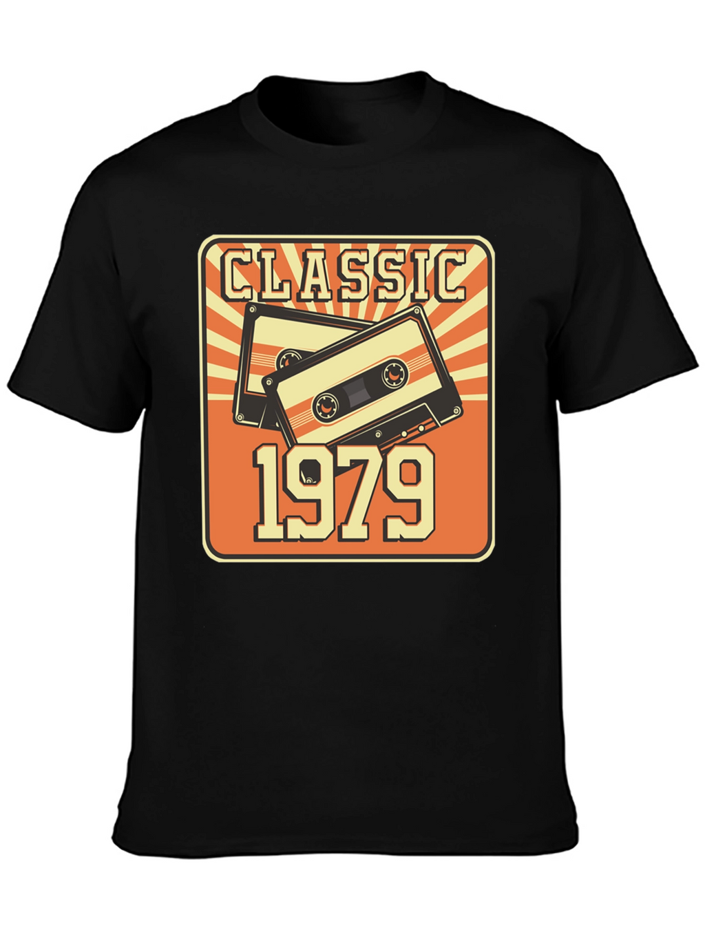Classic 1979 Cassette Tape Graphic T-Shirt