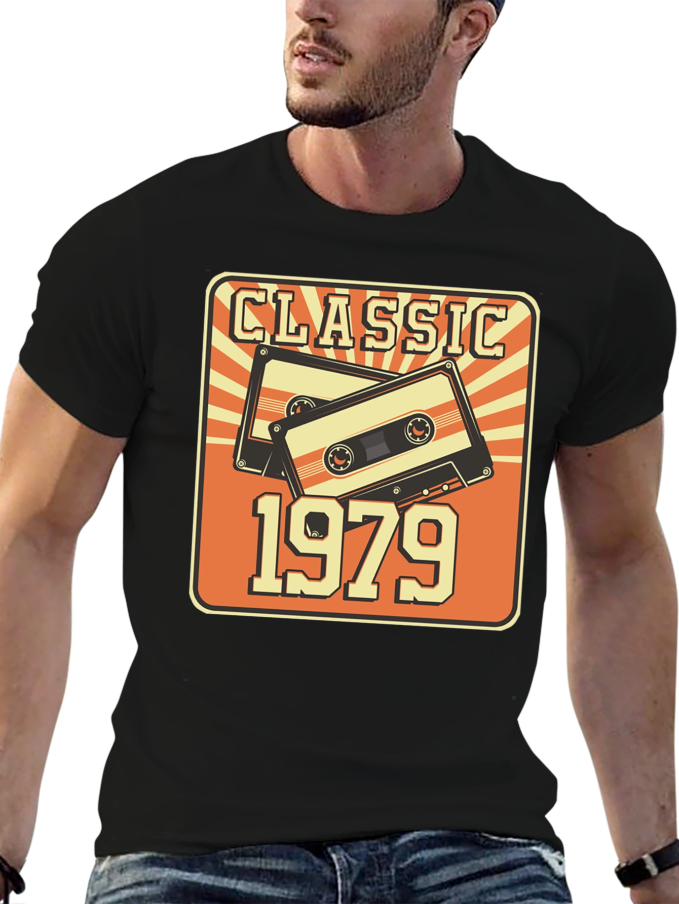 Classic 1979 Cassette Tape Graphic T-Shirt