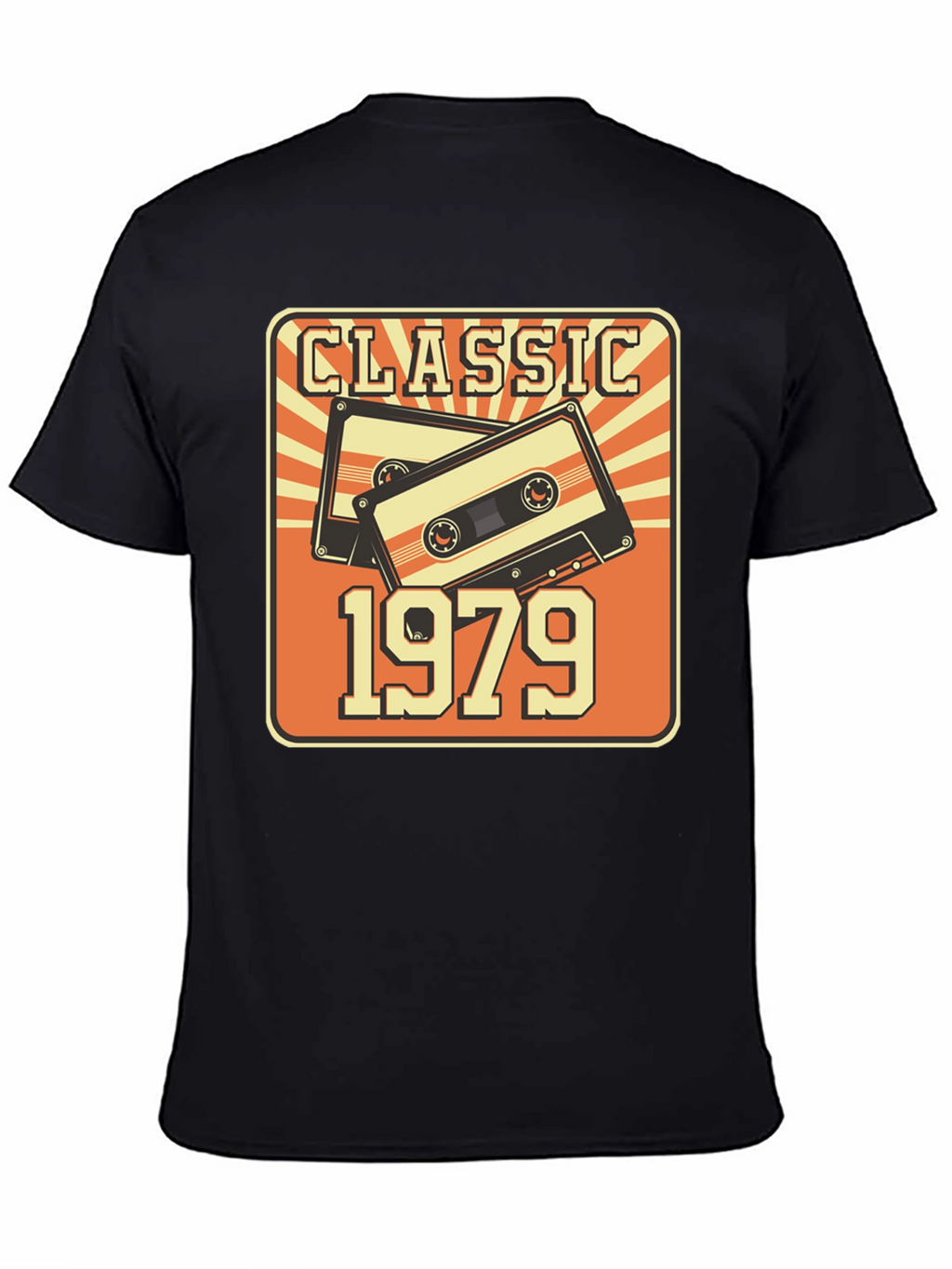 Classic 1979 Cassette Tape Graphic T-Shirt