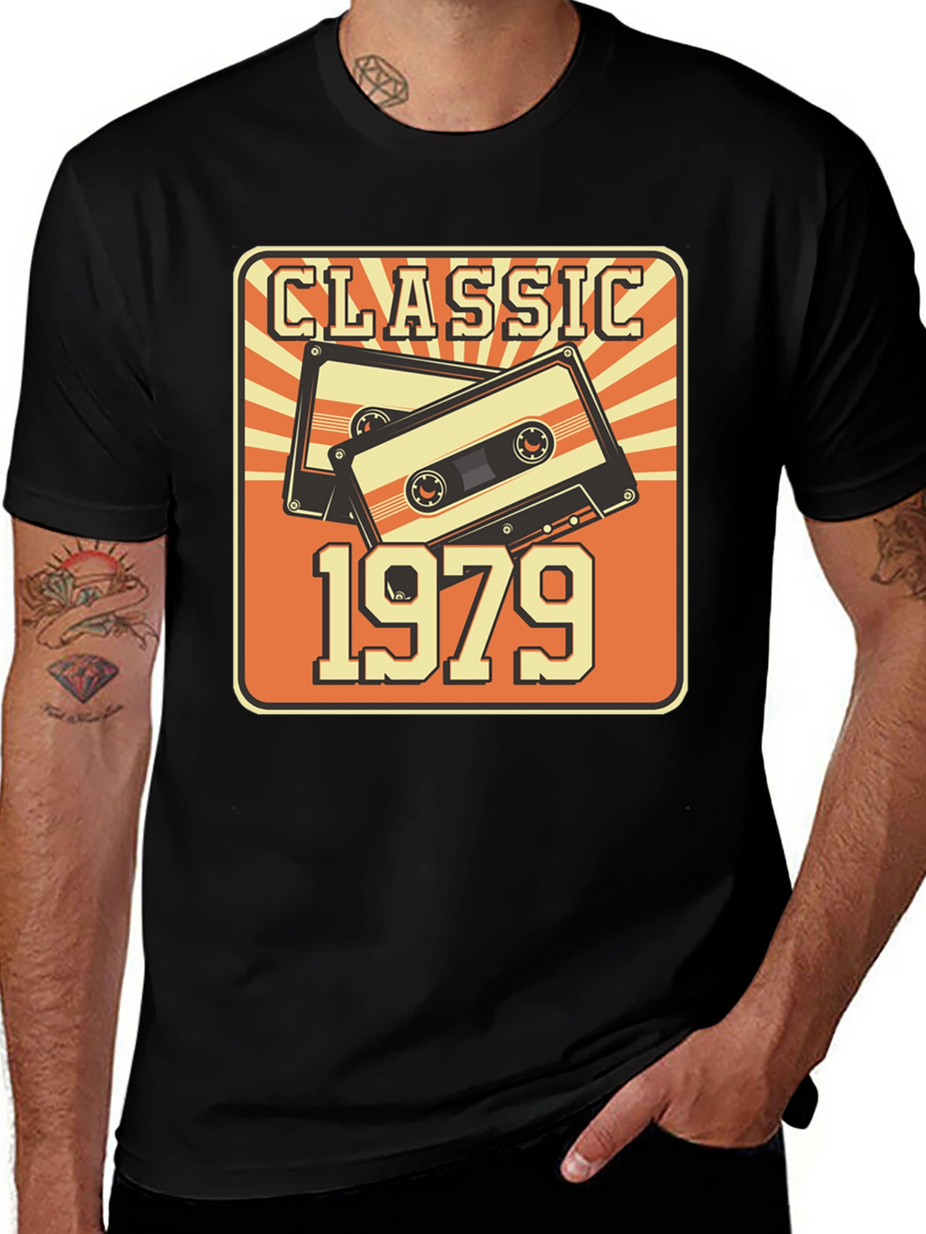 Classic 1979 Cassette Tape Graphic T-Shirt