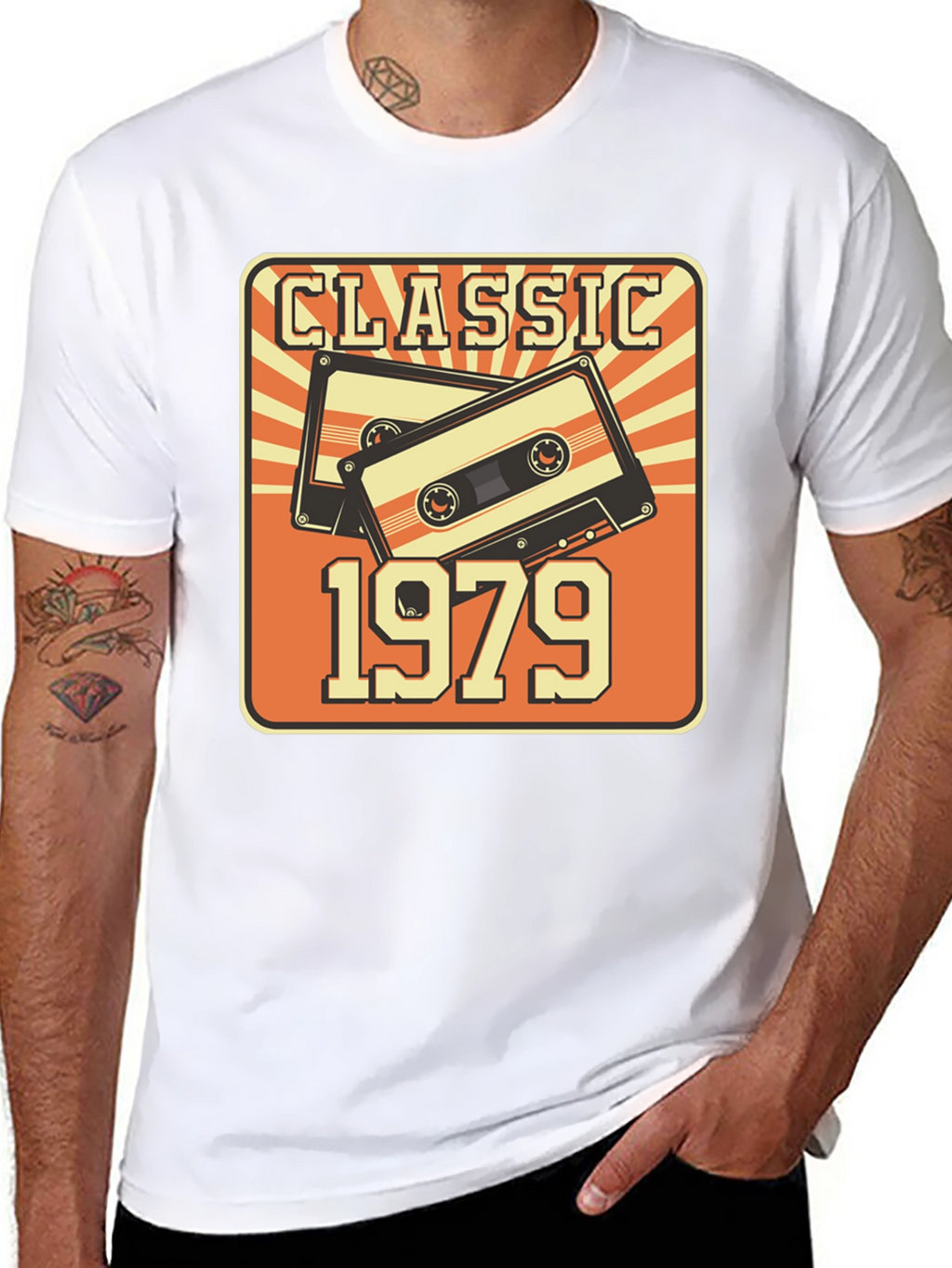 Classic 1979 Cassette Tape Graphic T-Shirt