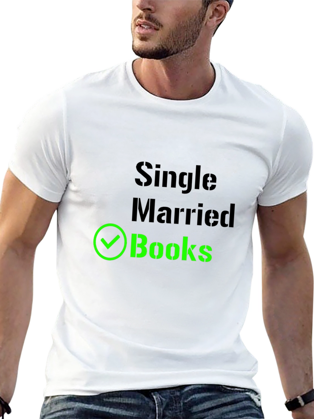 Single Married Books T-Shirt