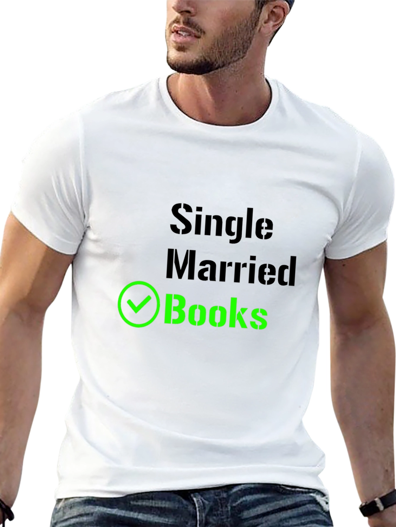 Single Married Books T-Shirt