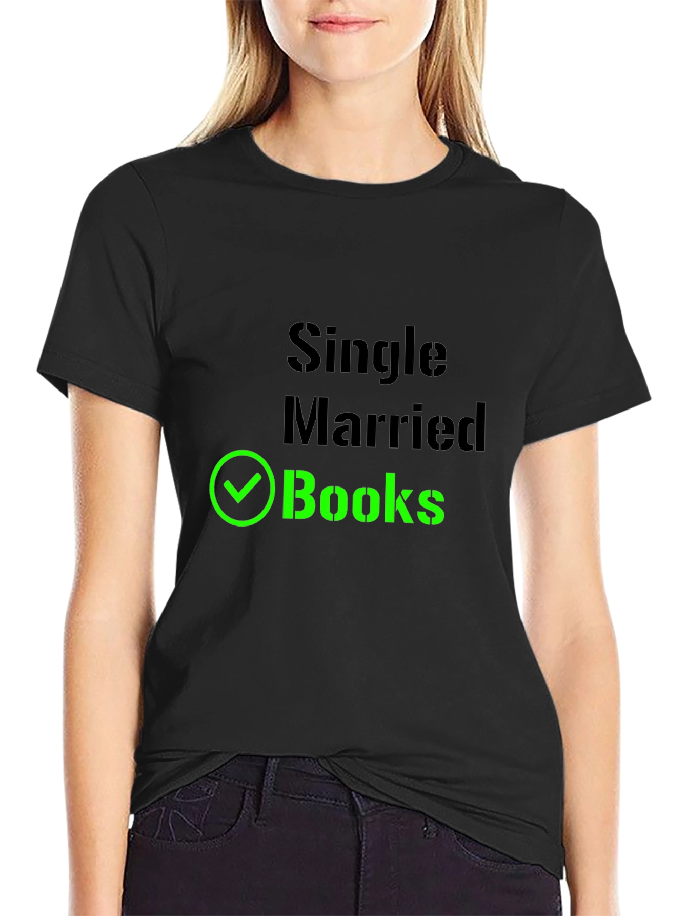 Single Married Books T-Shirt