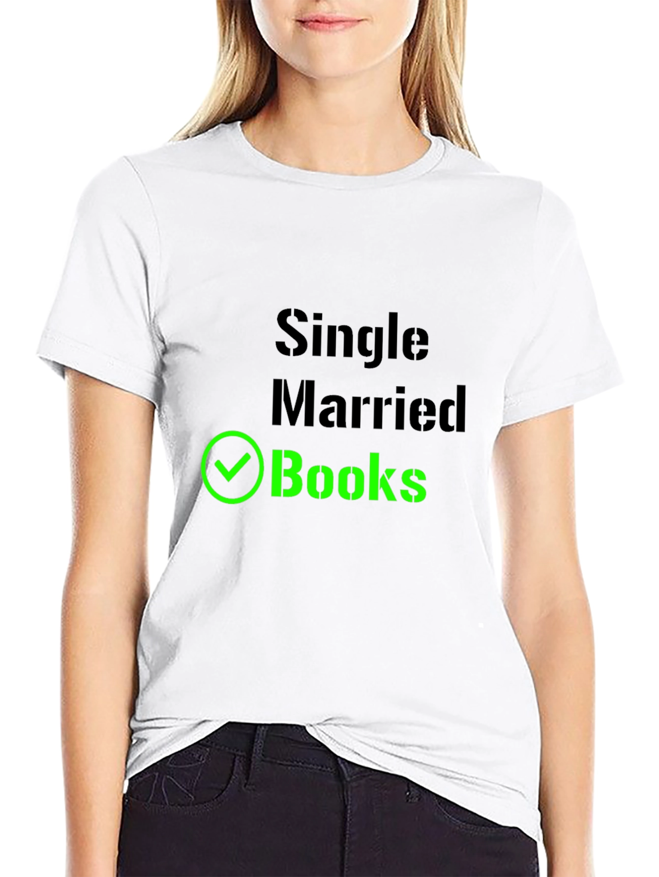 Single Married Books T-Shirt