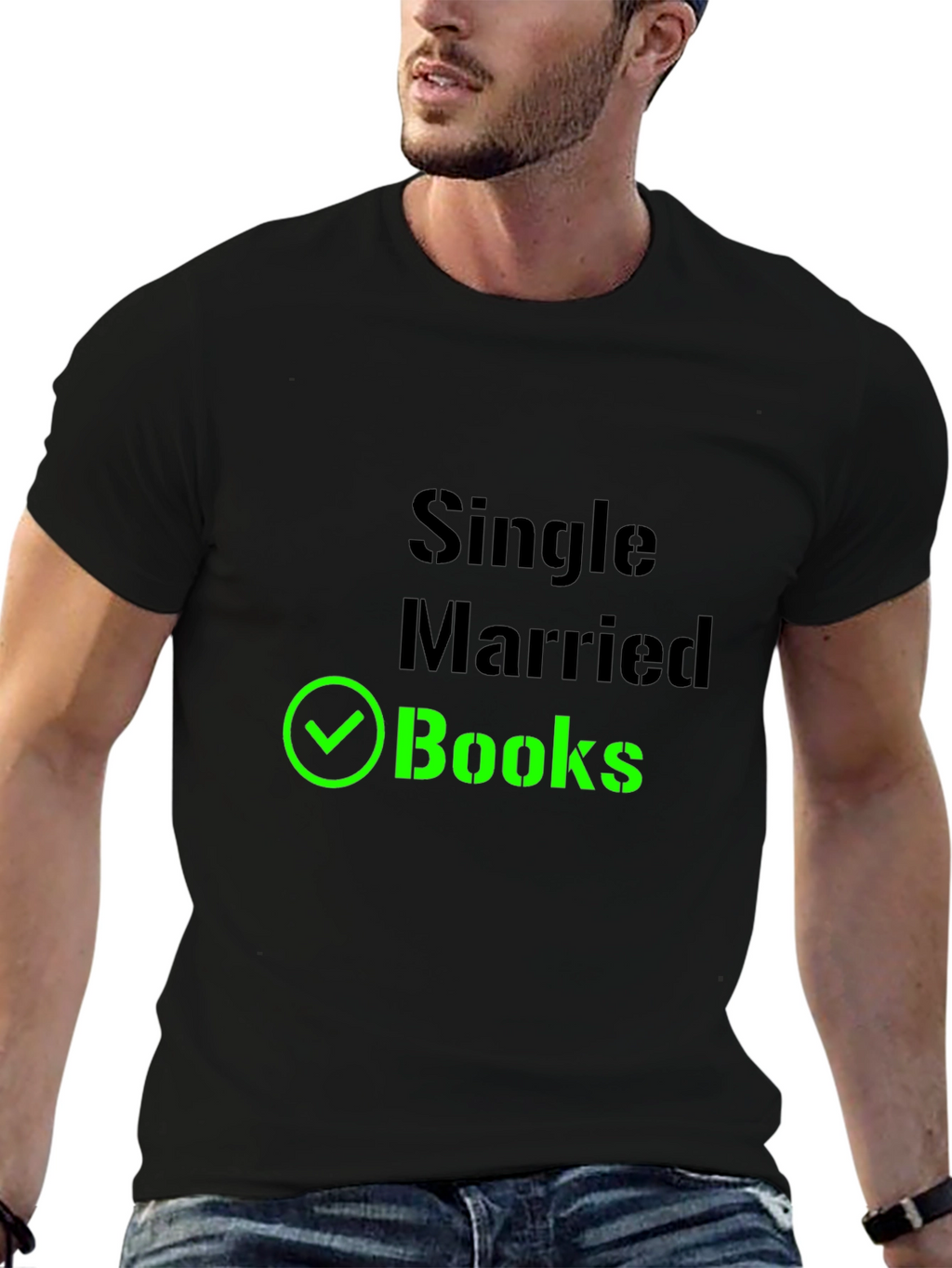 Single Married Books T-Shirt