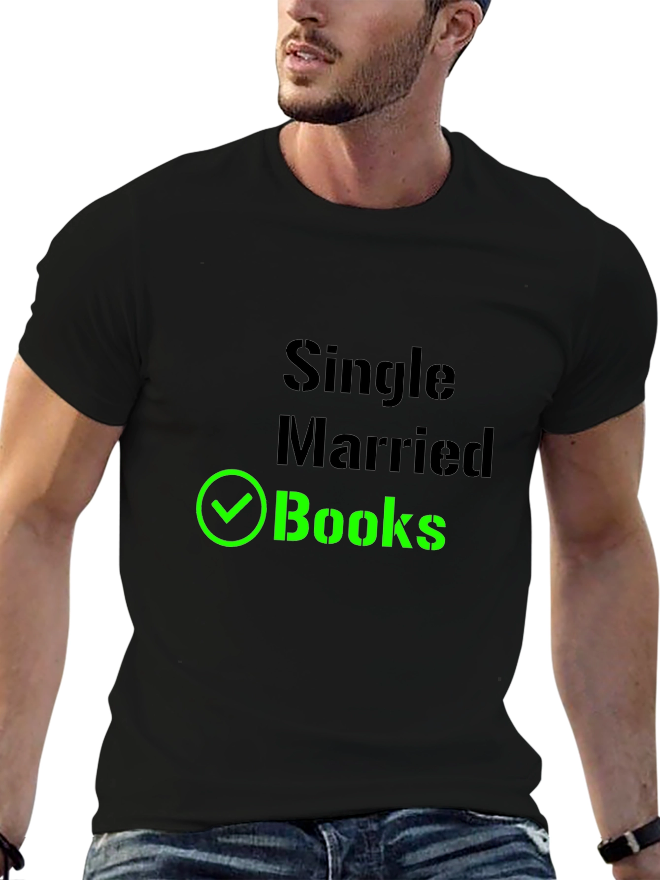Single Married Books T-Shirt