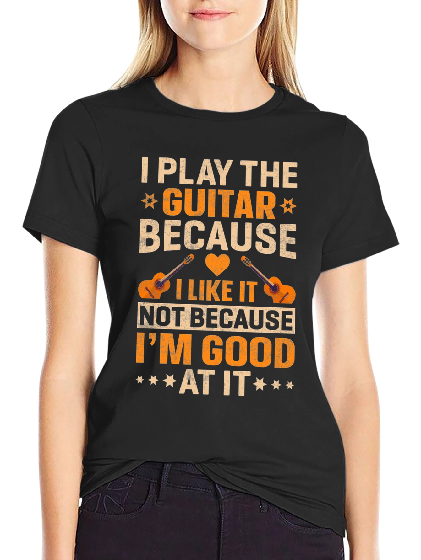 Guitar Player T-Shirt - I Play the Guitar Because I Like It