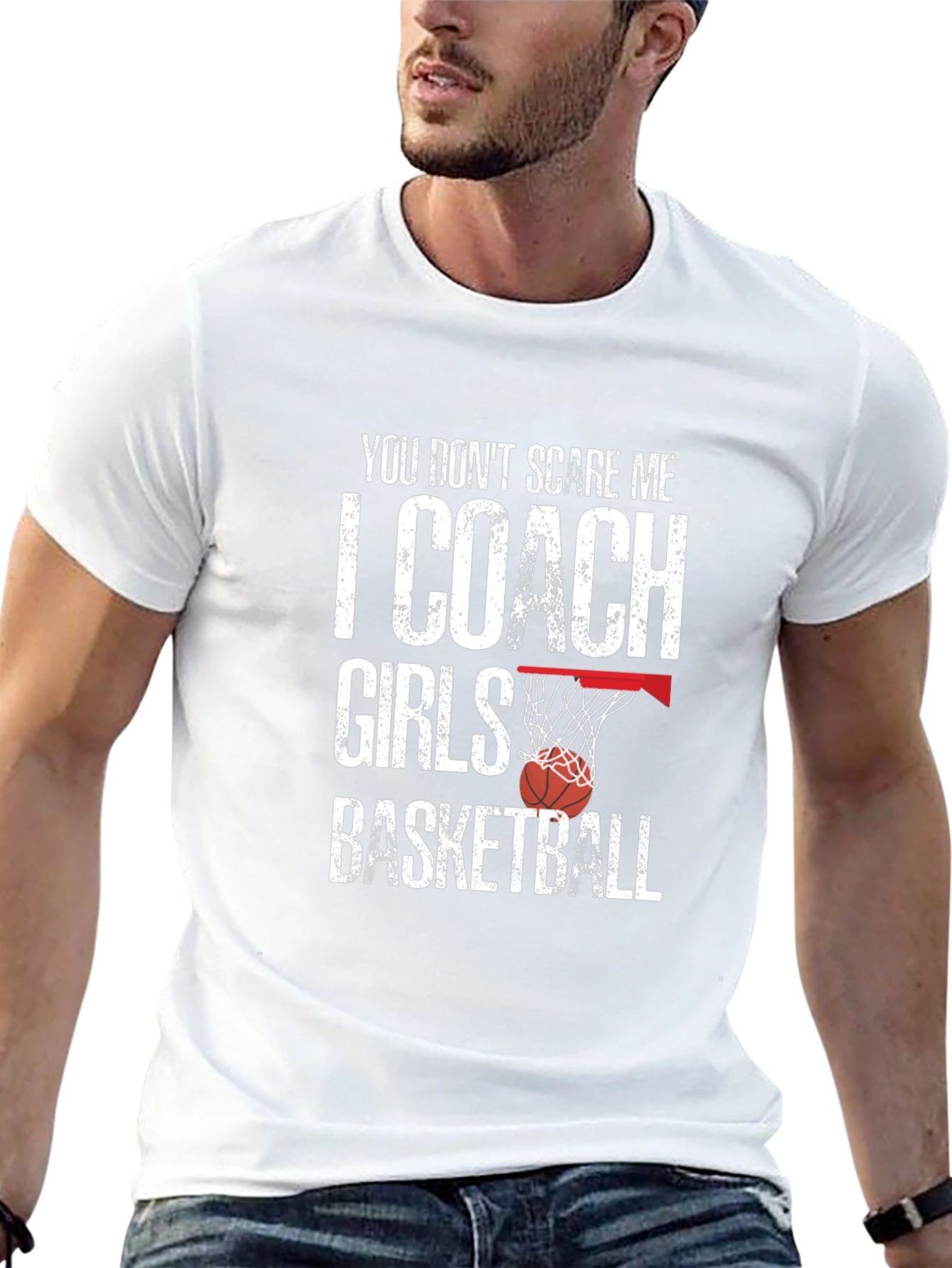 Basketball Coach Novelty T-Shirt