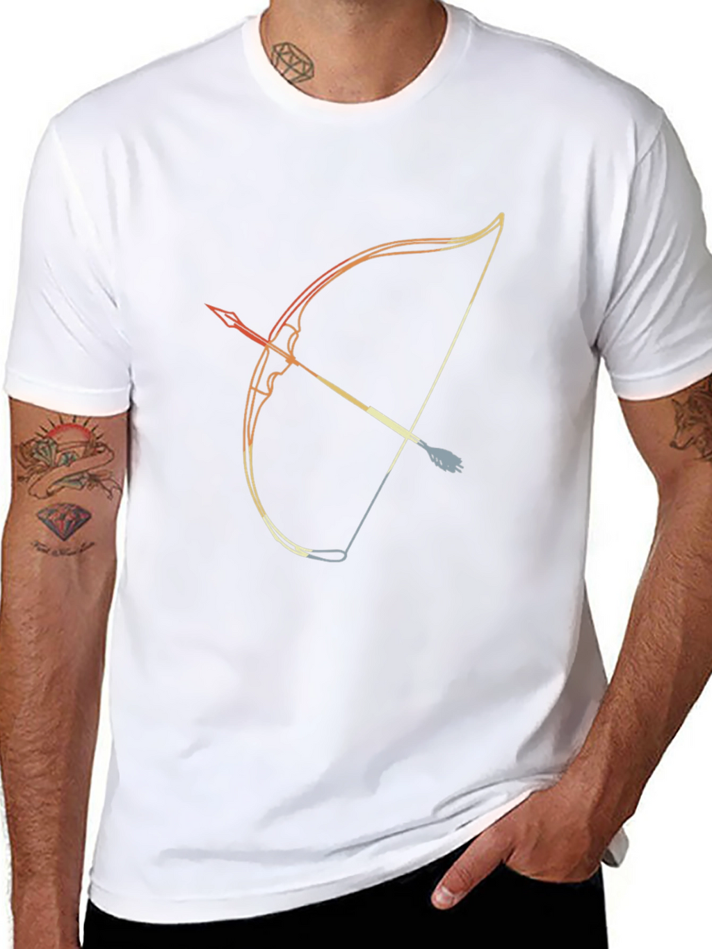 Archery Arrow & Bow Graphic Tee