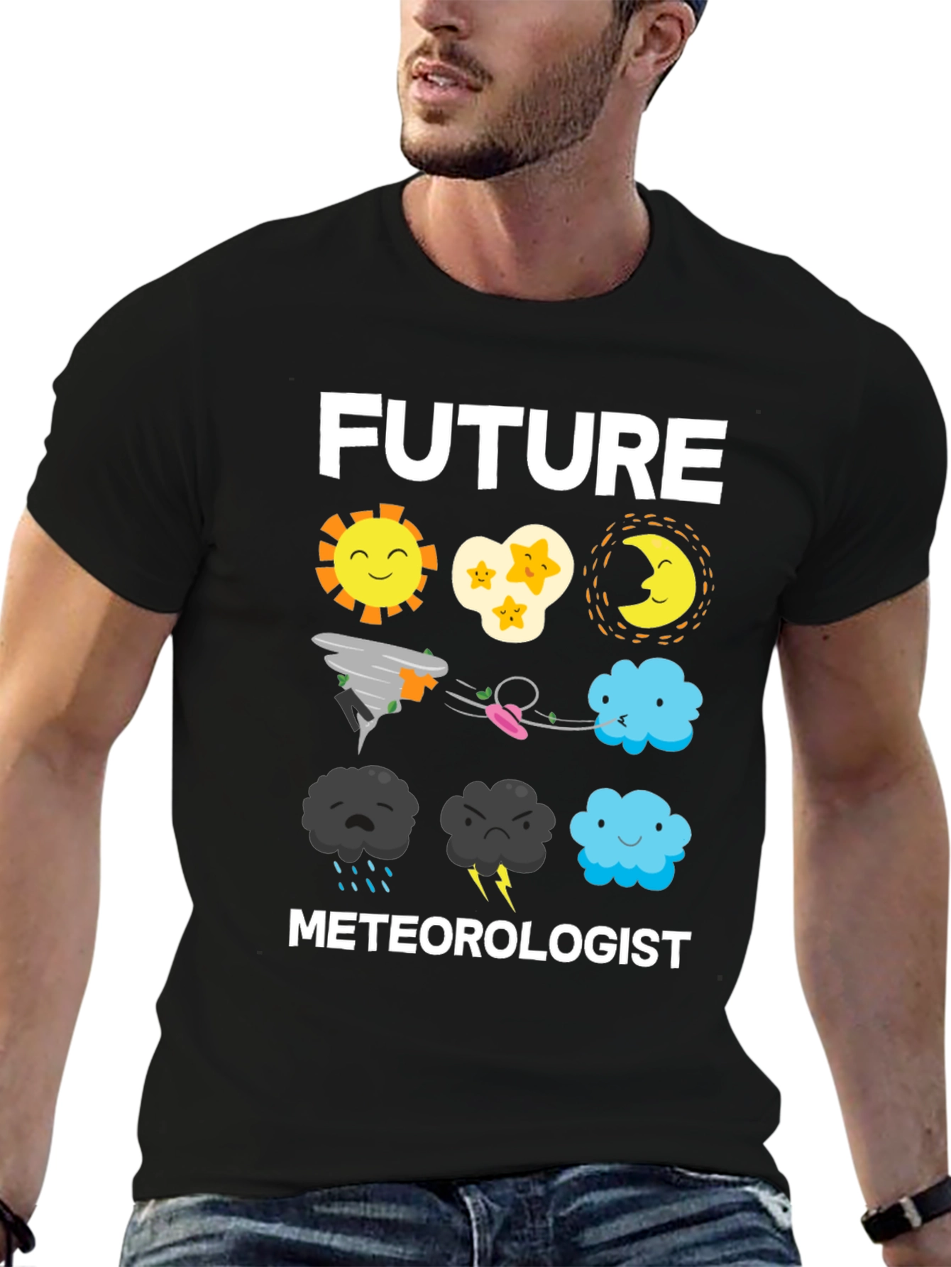 Future Meteorologist T-Shirt - Weather Icon Design