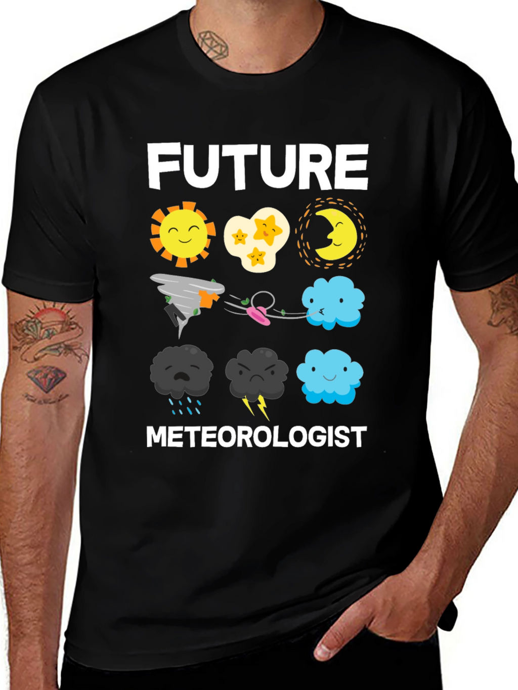 Future Meteorologist T-Shirt - Weather Icon Design
