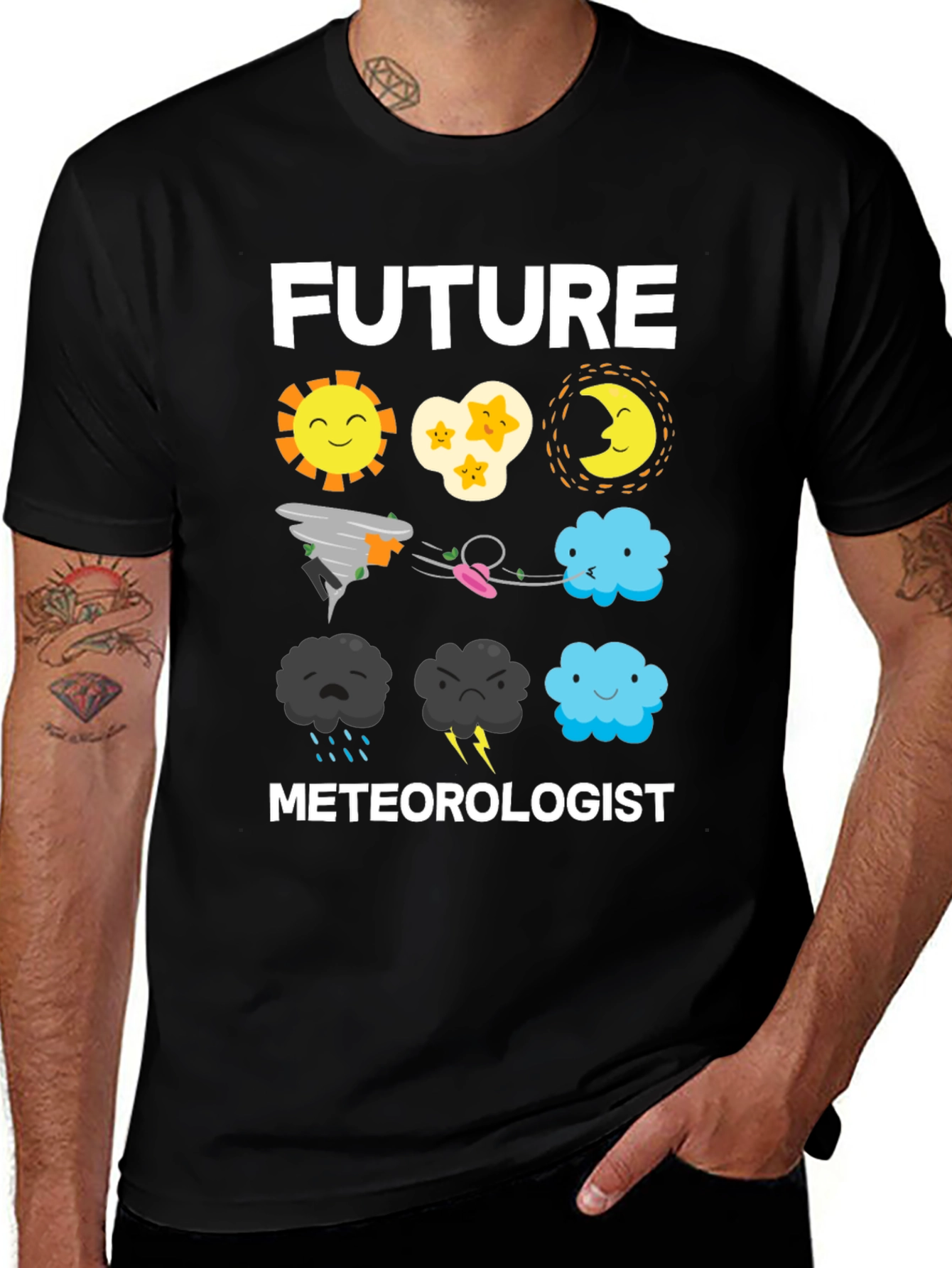 Future Meteorologist T-Shirt - Weather Icon Design