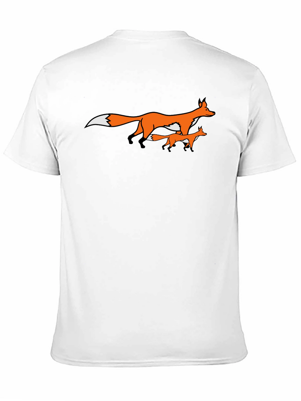 Fox Family Graphic Print Tee