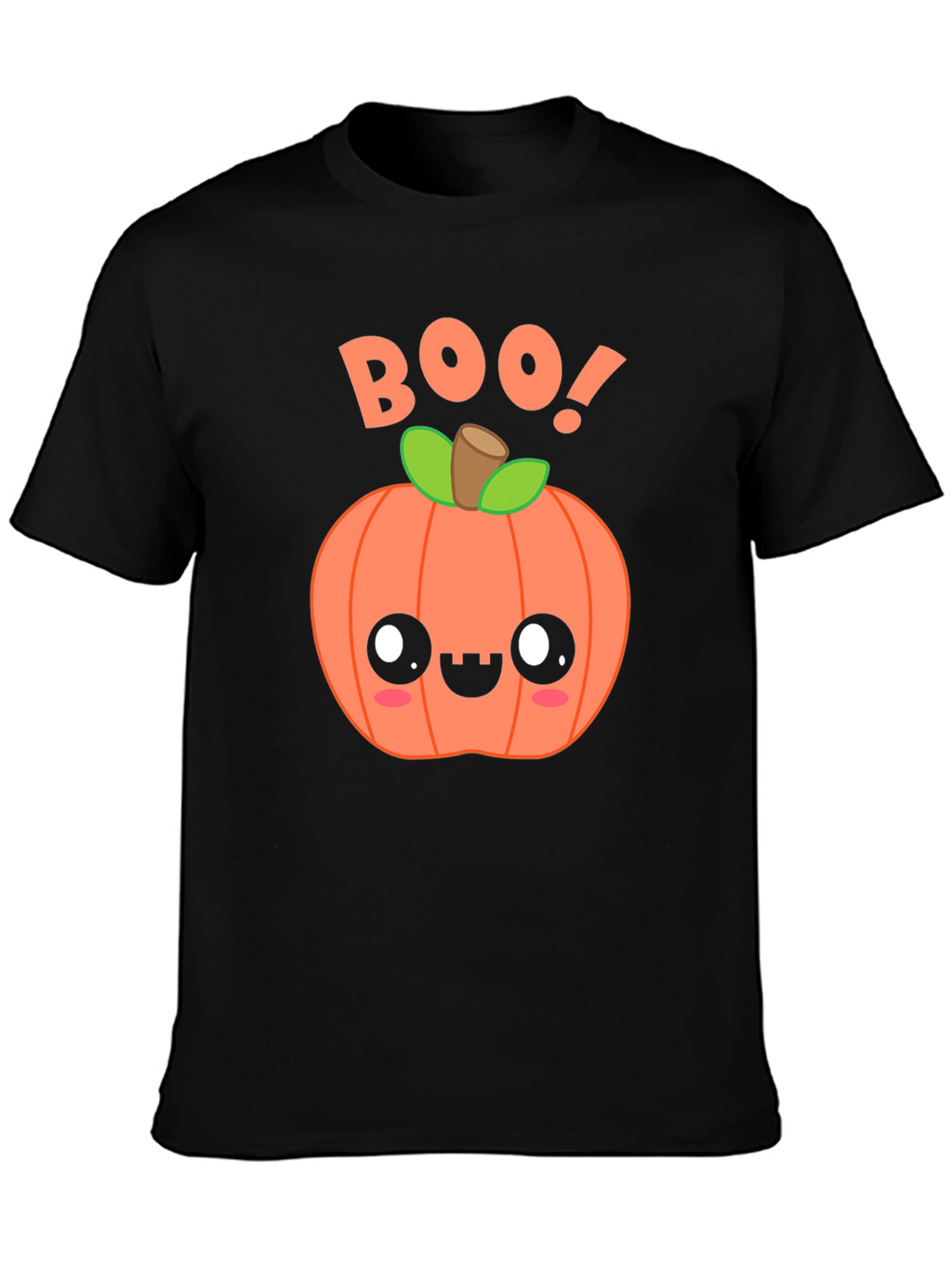 Cute Halloween Pumpkin BOO! Graphic Tee