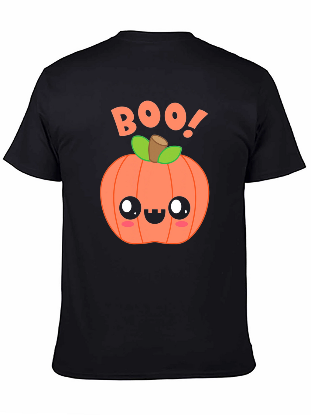 Cute Halloween Pumpkin BOO! Graphic Tee