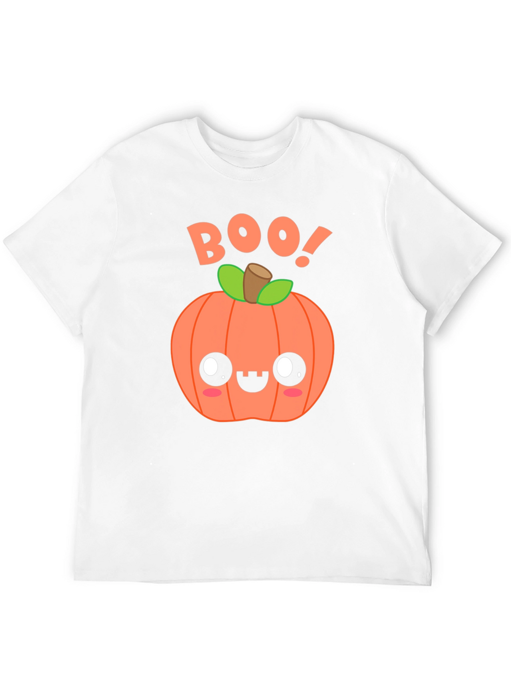 Cute Halloween Pumpkin BOO! Graphic Tee