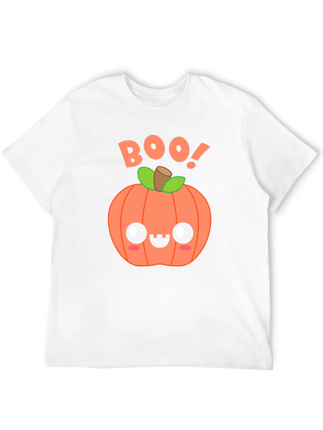 Cute Halloween Pumpkin BOO! Graphic Tee