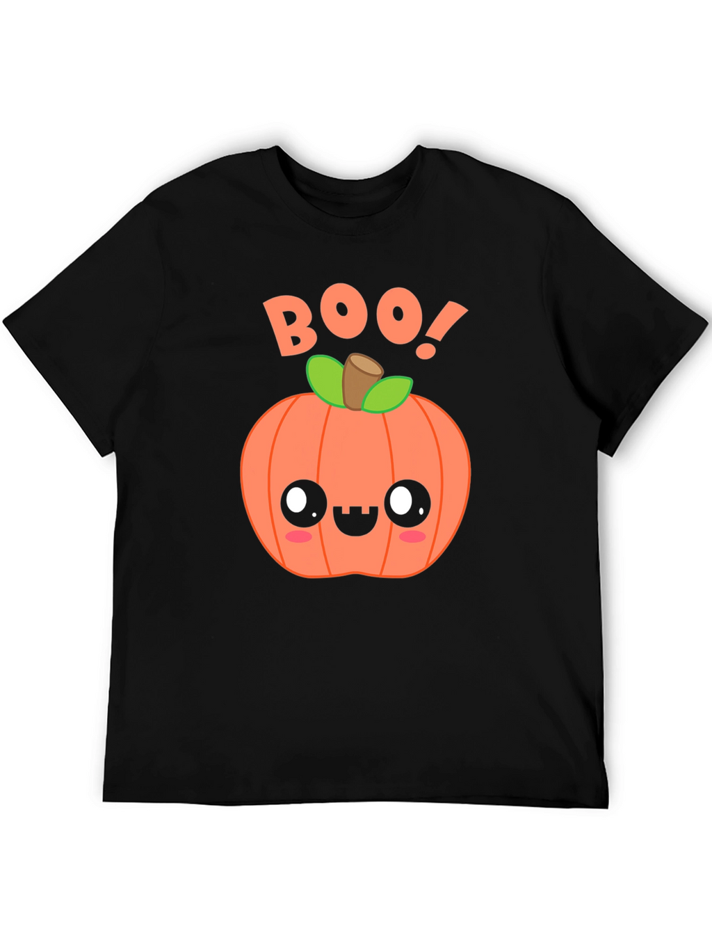 Cute Halloween Pumpkin BOO! Graphic Tee