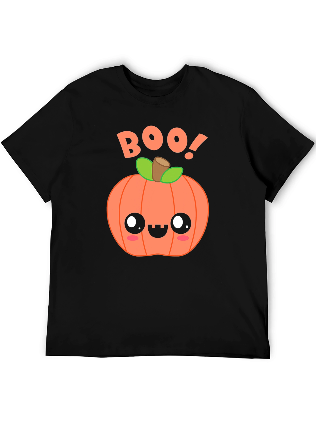 Cute Halloween Pumpkin BOO! Graphic Tee