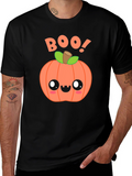 Cute Halloween Pumpkin BOO! Graphic Tee