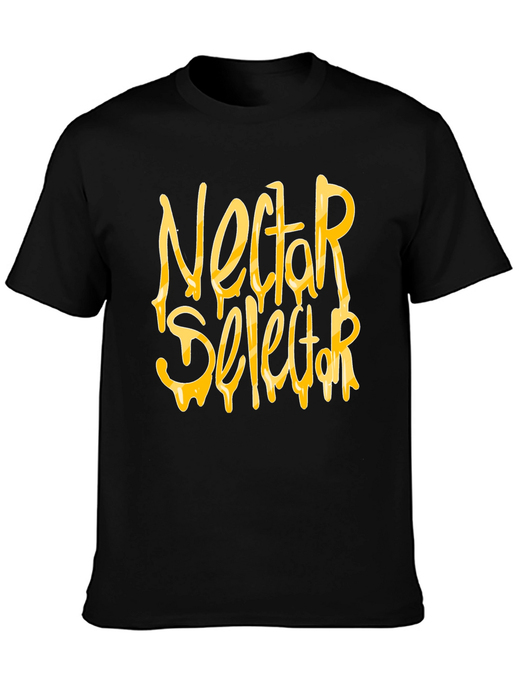 Nectar Selector Black T-Shirt Graphic Print