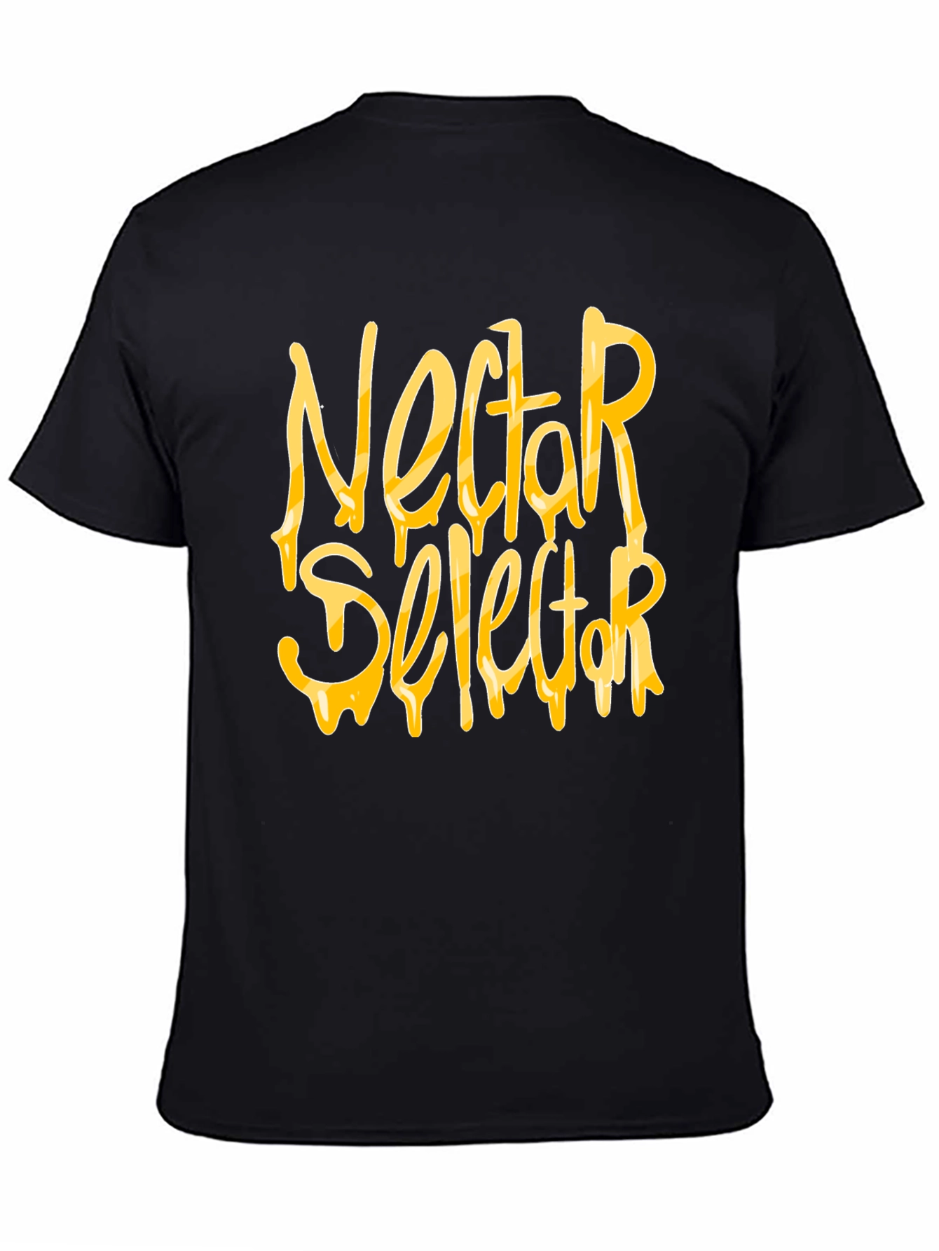 Nectar Selector Black T-Shirt Graphic Print