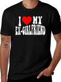I Heart My Ex-Girlfriend Black T-Shirt