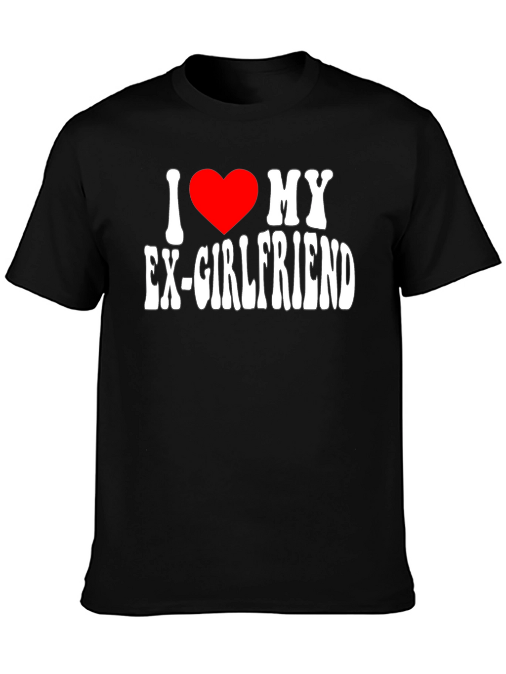 I Heart My Ex-Girlfriend Black T-Shirt