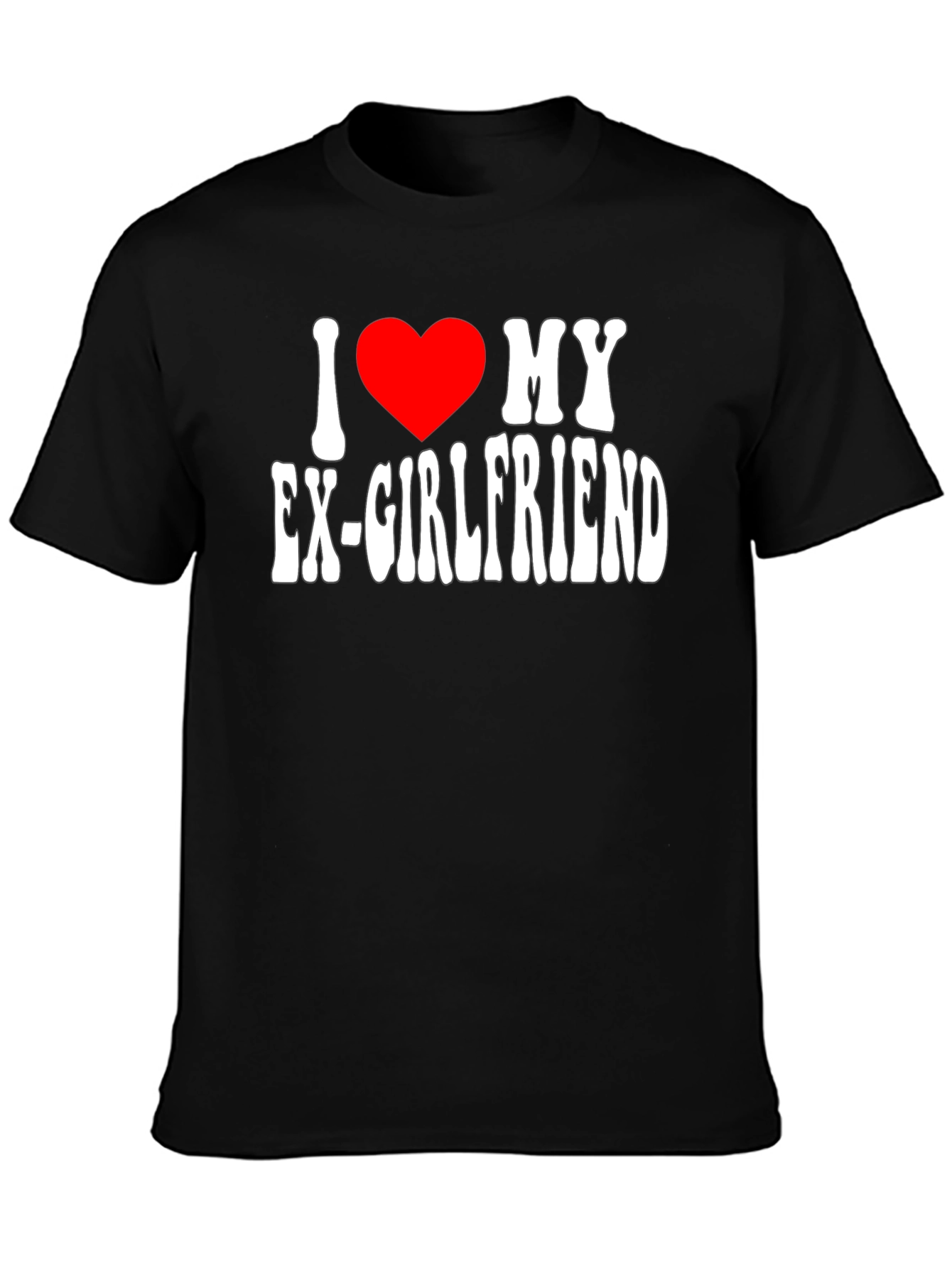 I Heart My Ex-Girlfriend Black T-Shirt