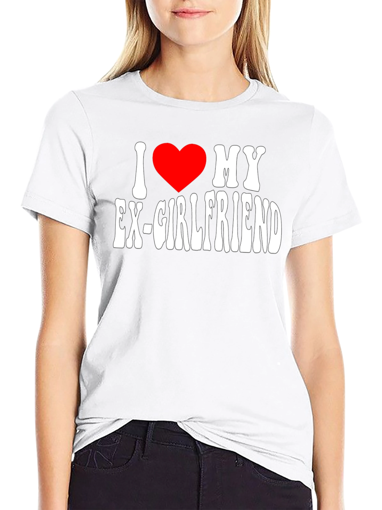 I Heart My Ex-Girlfriend Black T-Shirt