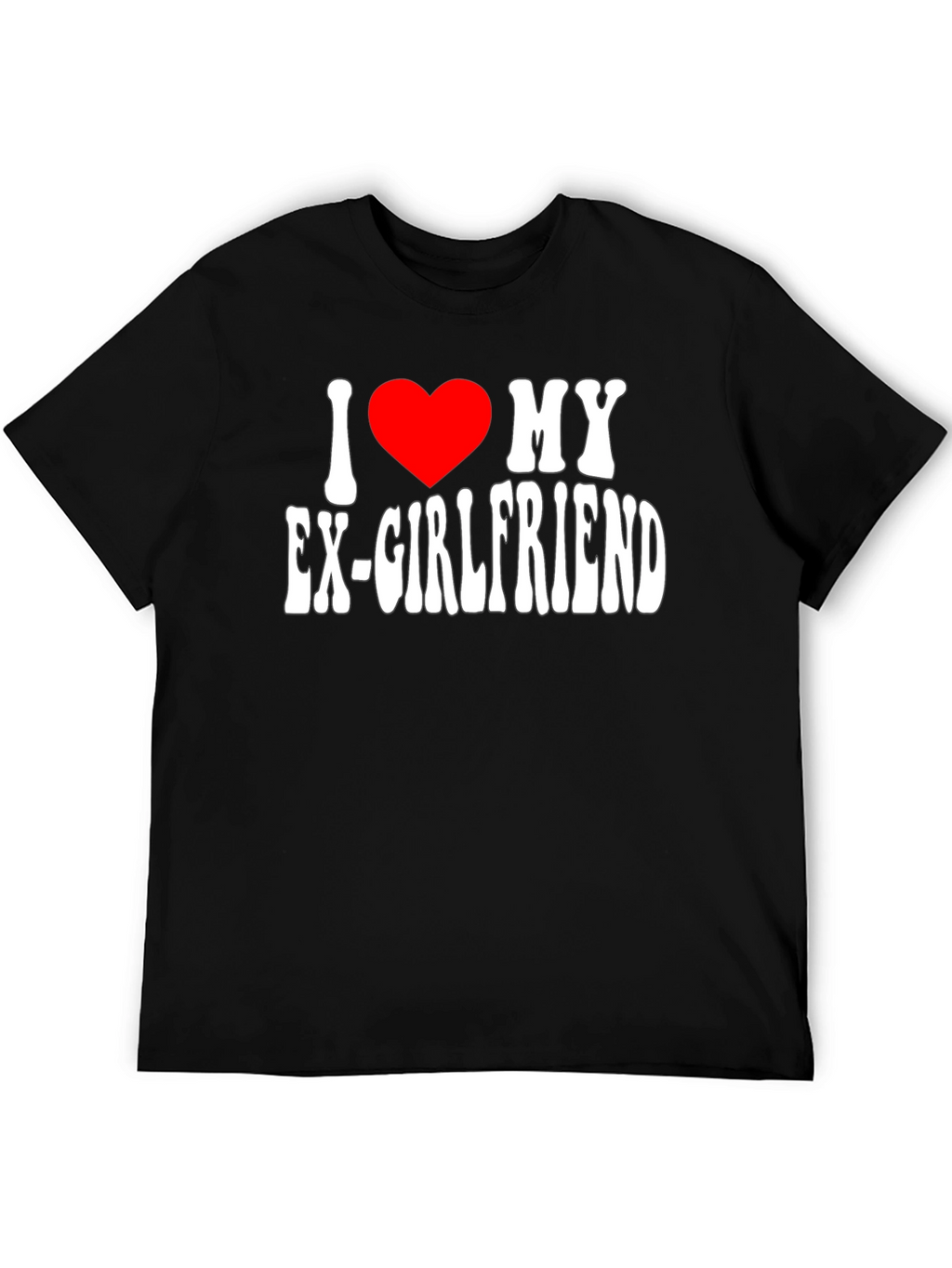 I Heart My Ex-Girlfriend Black T-Shirt